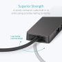 USB 3.0 Hub 4-Port Adapter Charger Data SLIM Super Speed PC Mac Laptop Desktop - Image 5