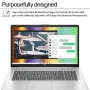 HP - 17.3" Full HD Laptop - AMD Ryzen 5 7520U 2023 - 8GB Memory - 512GB SSD - Natural Silver - Image 4