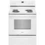 Whirlpool - 30 in. Wide 4 elements 4.3 cu. ft. Freestanding Electric Range with Self-Cleaning and Keep Warm Setting - White - Image 1