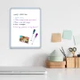 2 Pack Dry Erase Board, 11" x 14" Magnetic Small Whiteboard, 2 Magnets and 5 Markers - Image 5