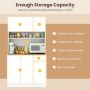 71 Inch Tall Pantry Cabinet with Outlets for Dining Room - Image 5