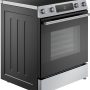 Bosch - 100 Series 30 in. Wide 5.8 Cu. Ft. Slide-In Electric Convection Range with Steam-Assist and 5 Elements - Stainless Steel - Image 3