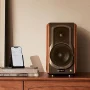 Edifier - S1000W 2.0 Hi-Res Bookshelf Speakers (Pair) - Wood - Image 4