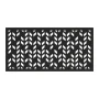 2 ft. x 4 ft. Black Aztek Polypropylene Decorative Screen Panel - Image 1