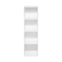 Furinno Pasir 4-Tier Open Shelf Bookcase, White - Image 1