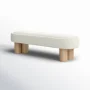 Sarro Boucle Upholstered Bench - Image 6