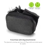 mophie - Universal Wireless 15W Wireless Charging Pad 3-in-1 Portable Travel Charger with MagSafe (Gen 2) - Black - Image 3