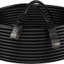 Cables Direct Online Cat5e 75FT Network Ethernet Patch Cable, 350Mhz Internet Wire, Backwards Compatible with Cat5, for PC, Modem, Router, Consoles for Home and Office, Black - Image 1