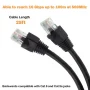 CE 25 ft. Cat 6A UTP Patch Cable Black - Image 5