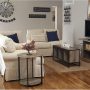 Household Essentials Wooden Side End Table with Storage Shelf | Ashwood - Image 5
