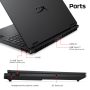 HyperX - HP OMEN 15.3" 2K 165Hz Gaming Laptop - Intel Core Ultra 7 255H (2025) - 12GB RAM - NVIDIA GeForce RTX 5050 - 512GB SSD - Shadow Black - Image 4