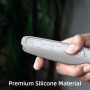 Pinson Dustproof Soft Shockproof Silicone Case for PS5 Game Console Media Remote, Protective Cover for PS5 Remote Control (Gray) - Image 6