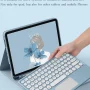 iPad 10th Generation 2022 Keyboard Case with Touchpad Cute Round Key Color Keyboard iPad 10 10.9 inch Detachable Touch Keyboard Slim Smart Cover with Pencil Holder - Image 4