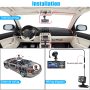 3 Lens Car DVR Dash Cam 1080P Front/Inside/R - Image 2