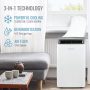 Keystone - 450 Sq. Ft. 12,000 BTU ASHRAE/10,000 BTU DOE Portable Inverter Air Conditioner with Remote Control - White - Image 2