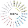 500 PCS Waterproof Heat Shrink Butt Terminals Solder Seal Sleeve Wire Connectors - Image 6