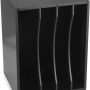 eMerit Wood Desktop Organizer Paper Storage Letter Tray File Sorter for Home Office,Black - Image 5