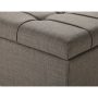 Better Homes & Gardens Pintucked 42" Storage Bench, Taupe - Image 2