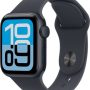 Apple Watch SE 3 (GPS) 40mm Midnight Aluminum Case with Midnight Sport Band - M/L - Midnight - (2025) - Image 1