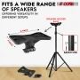 5 Core Speaker Stand Tripod Tall Adjustable Heavy Duty DJ Light Floor Stands 35mm PA Pole Mount - Image 2