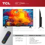 (Open Box) TCL 43" Class 4-Series 4K UHD HDR Smart Roku TV - 43S451 - Image 5