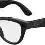 Ray-Ban Meta - Skyler (Gen 2) glasses with Meta AI, Audio, Photo, Video Compatibility - Clear lenses - Shiny Black - Image 1