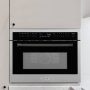 ZLINE - Autograph 24 in. 1.6 cu. ft. Built-in Convection Microwave Oven with Sensor Cooking in Satin Stainless w/ Black Accents - Satin Stainless Steel - Image 4