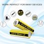 PKCELL Rechargeable AA Batteries 1.2V NIMH 1300mAh Rechargeable Battery for Solar Lights(12-Pack) - Image 3