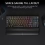 CORSAIR - K70 CORE TKL Compact Wireless RGB Pre-Lubed Linear Mechanical Switches Gaming Keyboard with Sound Dampening - Black - Image 3