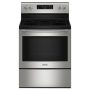 Maytag - 30 in. Wide 5 element 5.3 cu. ft. Freestanding Electric Range with Steam Clean - Stainless Steel - Image 1