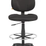 Boss Office Products Black Fabric Drafting Stools W/Footring - Image 4