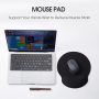 Mouse Pad with Wrist Rest Mouse Pad with Wrist Rest, Comfortable Laptop Mouse Pad, Ergonomic Pain Relief Mouse Pad with Non-Slip Pu Base for Office and Home, Black - Image 3
