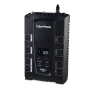 CyberPower CP825AVRLCD Intelligent LCD UPS Systems - 825VA/450W, 120 VAC, NEMA 5-15P, Compact, 8 Outlets, LCD, PowerPanel - Image 3