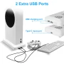 Vertical Cooling Fan Stand Fit for Xbox Series S Console, TSV Cooler Station with 2 High-Speed Noise Cancelling Fans, 2 USB Ports Charging and Data Syncing - Image 5
