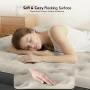 Honeydrill Queen Size 15" Air Mattress with Headboard, Airbed Inflatable Couch with Pump - Image 4