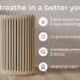The Windmill Air Purifier, 3-in-1, Ultra-Quiet, HEPA Filter Medical Grade, Small to Medium Rooms up to 975 Sq Ft - Navy - Image 4