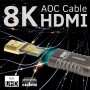 Certified 8K Fiber Optical HDMI 2.1 Cable Ultra High Speed HDMI Cable 48Gbps 33ft 10m phoossno Gen1 HDR eARC HDCP2.2 2.3 Support 4K 120Hz 8K60Hz Compatible with PS5 Xbox TV Monitor PC - Image 4