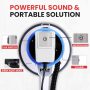 Portable Megaphone Speaker PA Bullhorn Built-in Siren Adjustable Volume Control - Image 4