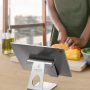 Tablet Stand Adjustable, Lamicall Phone Stand : Desktop Stand Holder Dock Compatible with Phone Xs Max XR, New iPad 2018 Pro 9.7, 10.5, Air Mini 2 3 4, Kindle, Accessories, Tab (4-13 inch) - Silver - Image 2