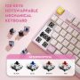 Mechanical Keyboard Pc Gaming Keyboards Wired 108 Keys Blue Red Brown Black Switches Macaron Theme Keycaps Water-Resistant Gaming Keyboard for PC, MAC, PS - Image 3