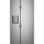 GE - 36 in. Wide 27.9 Cu. Ft. Side-By-Side Refrigerator with Extra Tall Dispenser and In-Door Icemaker - Stainless Steel - Image 1