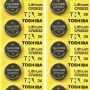 10 x New Original Toshiba CR2032 CR 2032 3V LITHIUM BATTERY BR2032 DL2032 - Image 1