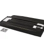 Crown Mark Erin Faux Leather Bed, Black, King - Image 4