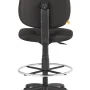 Boss Office Products Black Fabric Drafting Stools W/Footring - Image 5