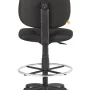 Boss Office Products Black Fabric Drafting Stools W/Footring - Image 5