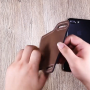 Men Cell Phone Belt Pack Bag Loop Waist Holster Pouch Case Leather Wallet Cover - Image 2