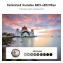 K&F Concept 72mm Putter Variable ND Filter ND2-ND400 (1-9 Stops) 28 Multi-Layer Coatings Import AGC Glass Adjustable Neutral Density Filter for Camera Lens (Nano-X Series) - Image 2