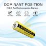 PKCELL Rechargeable AA Batteries 1.2V NIMH 1300mAh Rechargeable Battery for Solar Lights(12-Pack) - Image 5