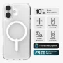 ZAGG - Crystal Palace Lite Snap Ultra-slim MagSafe-compatible for Apple iPhone 17 - Clear - Image 2
