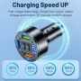 4 USB Port Super Fast Car Charger Adapter for iPhone Samsung Android Cell Phone - Image 4